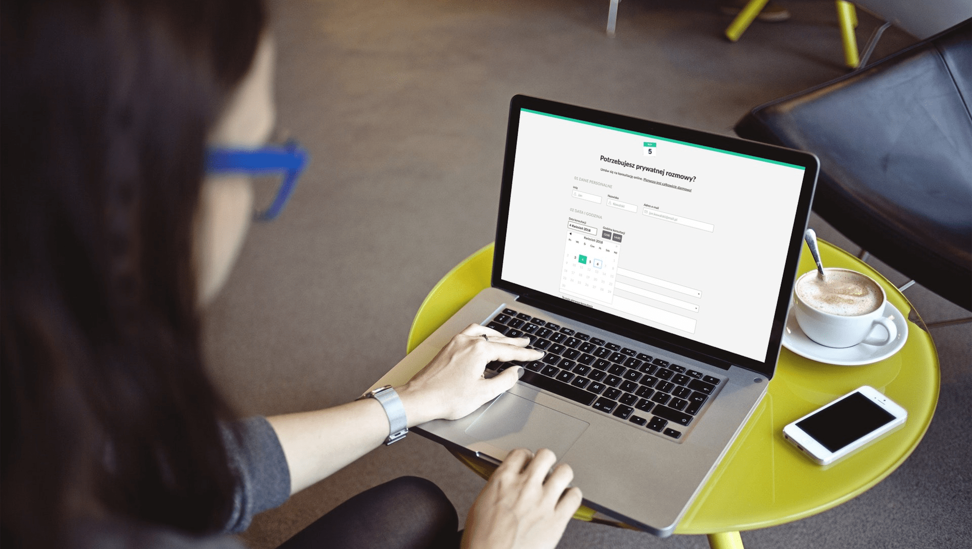 Vue.js marketing website - Booking system